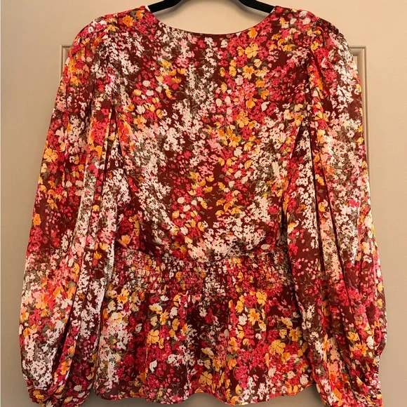 1. State Women's Multicolor Floral Blouse - Picture 2 of 5